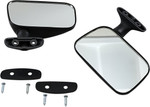 Parts Unlimited Rectangle Rear View Mirrors (LM4160)