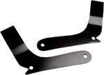 Cycle Visions Black Sissy Bar Side Plates (CV-8095B)
