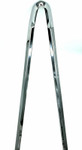 Cycle Visions 30" Chrome Squaretude Styled Sissy Bar Sticks (CV8036)