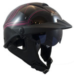 LS2 Rebellion Wheels & Wings Motorcycle Half Helmet
