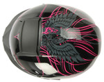 LS2 Rebellion Wheels & Wings Motorcycle Half Helmet