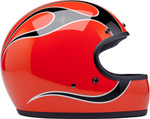 Biltwell Gringo Flame Competition Motorcycle Helmet