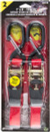 Erickson 1" x 6' - 1200 lb. Heavy Duty Ratchet Straps with Safety Hooks (05710)