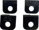 DK Custom Black Footpeg Adapters (DK-M8-SFT-FPA)