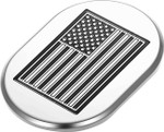 Figurati Contrast American Flag Left Polished Antenna Cover (FD26-AC-SS-LT)