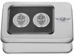 Figurati Docking Covers | USA Flag Skull | Short Silver (FD27-DC-2730-SS)