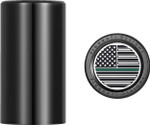 Figurati Thin Green Line Flag Medium Black Docking Cover (FD72-DC-2545-BK)