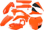 Acerbis Orange/Black Full Body Plastic Kit (2403091008)
