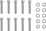Gardner-Westcott Chrome Socket-Head Cam Cover Bolt Kit (P-10-18-06)