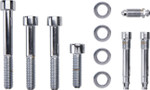Gardner-Westcott Chrome Socket-Head Front Brake Caliper Mounting Kit (P-80-147)
