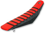 Flu Designs Red/Black Pro Rib Seat Cover (15500)