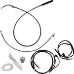 Fat Baggers Stainless Braided EZ Install Kit for 14" Handlebars (149014)