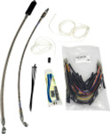 Fat Baggers Chrome Cable Clutch EZ Install Kit for 16" Handlebars (109116)