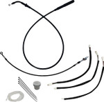 Fat Baggers Black Vinyl EZ Install Kit for 10"-12" Handlebars (149011-B)