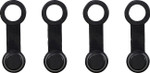 Helix Black Brake Bleeder Caps (4-Pack) (202-2005)