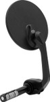 Gilles MOON Black Round Handlebar End Mirror (M04-01-BD)