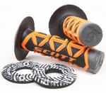 Scott Diamond Offroad Orange/Black Grips w/Donuts (219626-1008)