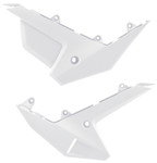 Acerbis White Plastic Lower Rear Side Panels (2986020002)