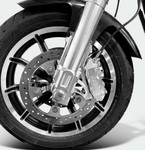 Hawg Halters Radial Mount 6-Piston Chrome Left Brake Caliper (LHRMCC6108)