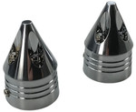 Avon Spike Chrome Front Axle Nut Cover - Fits 7/8" Axle (AXL-SPK-CH-78)