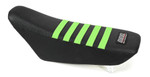 BBR Tall Seat Assembly | Black/Green Stripes | KLX110 | DRZ110 (716-KLX-1152)