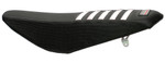 BBR Tall Seat | Black/White Stripes | Honda CRF110F (716-HCF-1112)
