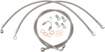 LA Choppers Stainless Brake Lines for 18"-20" Handlebars (LA-8122B19)