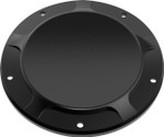 LA Choppers Black County Line Derby Cover (LA-P106-02B)