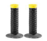 ProTaper Pillow Top Lite Black/Gray/Yellow Twist Throttle Grips (024886)
