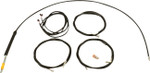 LA Choppers Black Complete PnP Cable Kit for Stock Bars (LA-8059KT3-08B)