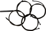 LA Choppers Midnight Complete Cable Kit for Stock Handlebars (LA-8059KT2-08M)