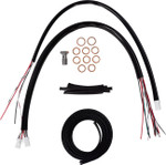 LA Choppers Black Vinyl Complete Cable Kit for 12"-14" Bars (LA-8059KT2-13B)