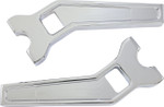 LA Choppers Chrome 8" Performance Pullback Risers for 1-1/4" Bars (LA-7481-08C)
