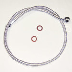 Magnum Sterling Chromite II 27" ABS Upper Brake Line 10mm 35° Banjo (AS37127)