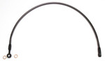Magnum 23" Black Pearl Upper Brake Line 10mm Straight Banjo Fitting (47623)