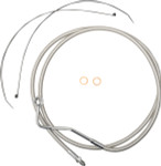 Magnum Polished Stainless ABS Mid Brake Line (AS57015)