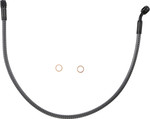 Magnum 22" Karbonfibr Front Upper ABS Brake Line 10mm 35° Banjo (AS77122)