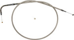 Magnum 48-1/2" Polished Stainless Steel Braided Throttle Cable (53226)