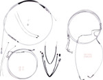 Magnum Sterling Chromite II Handlebar Installation Kit for 18"-20" Bars (387973)