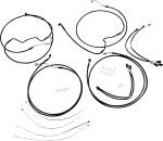 Magnum Black XR Handlebar Installation Kit for 15"-17" Ape Hangers (486412)