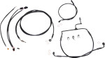 Magnum Black XR Handlebar Installation Kit for 12"-14" Ape Hangers (486831)