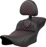 Saddlemen Dragon Scale Red Stitch Extended Reach Roadsofa Seat (823-07-209B4)