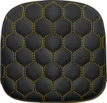 Saddlemen Honeycomb Gold Stitched Sissy Bar Pad (040749GOL)