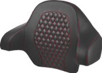 Saddlemen Tour Pack Backrest Pad w/ Honeycomb Red Stitch (814-07-19004)