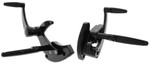 Hawg Halters Forward Control & Footpeg Kit - Black (FCK-S18A-FR)