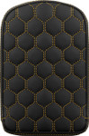 Saddlemen RoadSofa Honeycomb Sissy Bar Pad w/ Gold Stitching (041149GOL)