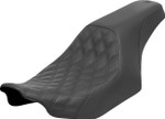 Saddlemen Profiler Lattice Stitch Black Motorcycle Seat (823-07-149)