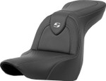 Saddlemen Roadsofa Seat | Black Carbon Weave (818-29-185)