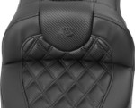 Saddlemen Extended Reach Roadsofa Carbon Lattice Stitch Seat (823-07-207B0)