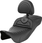 Saddlemen Extended Reach Roadsofa Tuck-n-Roll Seat w/ Backrest (808-07B-205B0)